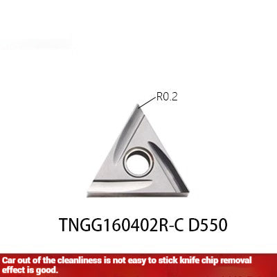 1047-CNC metal-ceramic triangular precision ground grooving inserts TNMG R/L-S/VF high-gloss cylindrical cutter grains Shandong Denso Pricision Tools Co.,Ltd.